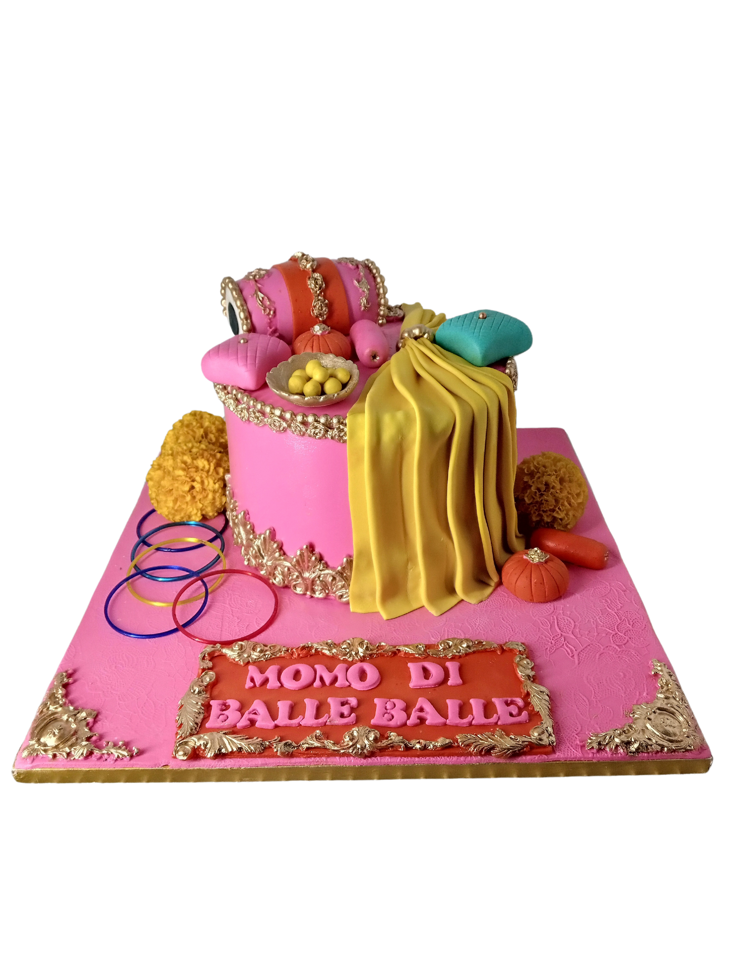 Bollywood Dholak Cake