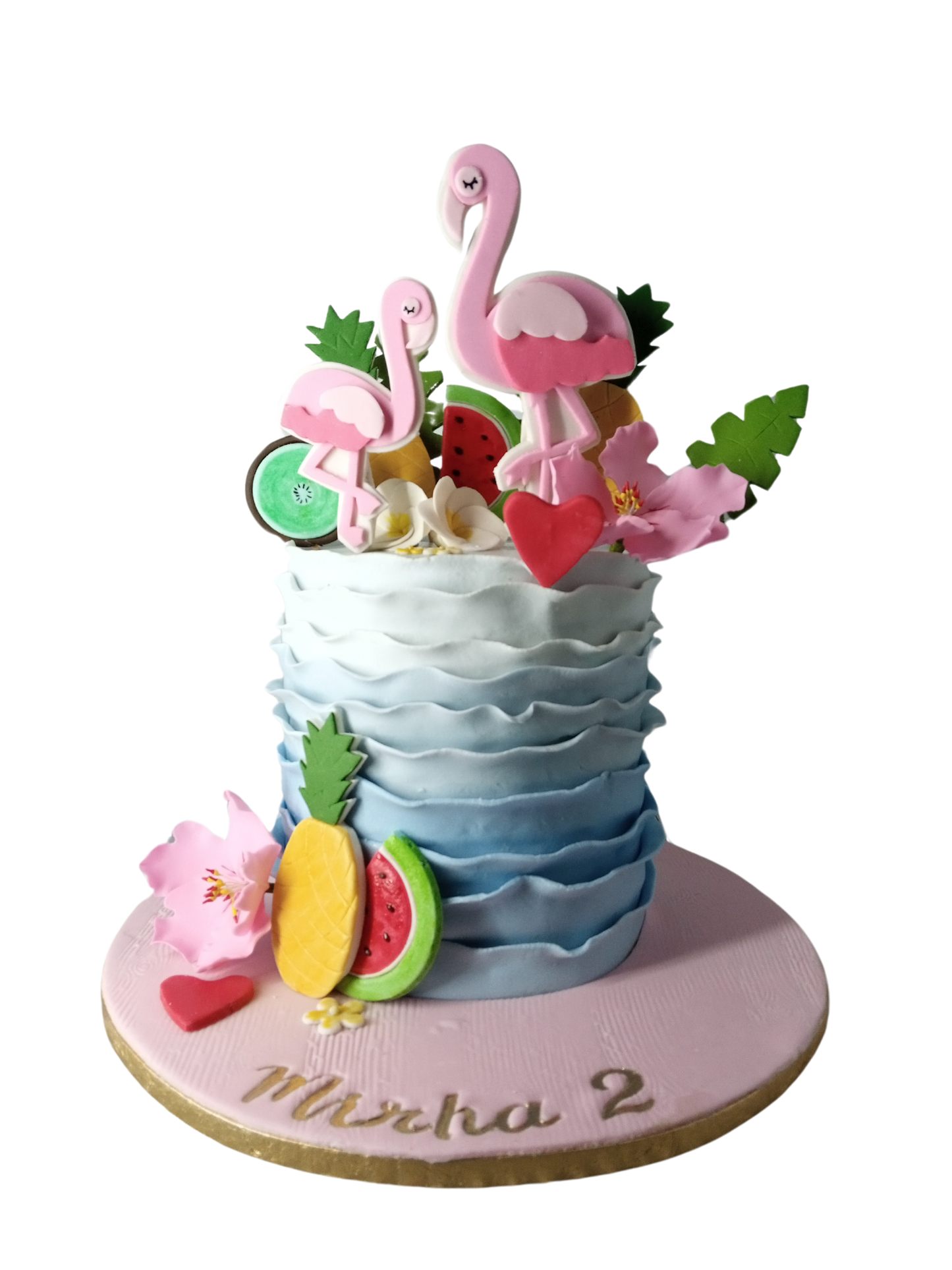 Tropical Flamingo Cake